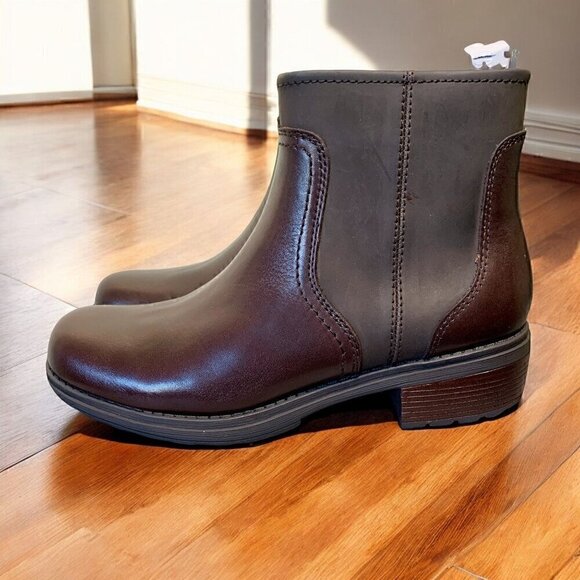 Eastland Women's Meander Ankle Boot Brown Leather Side Zip Western Size 9 NIB - Picture 7 of 13